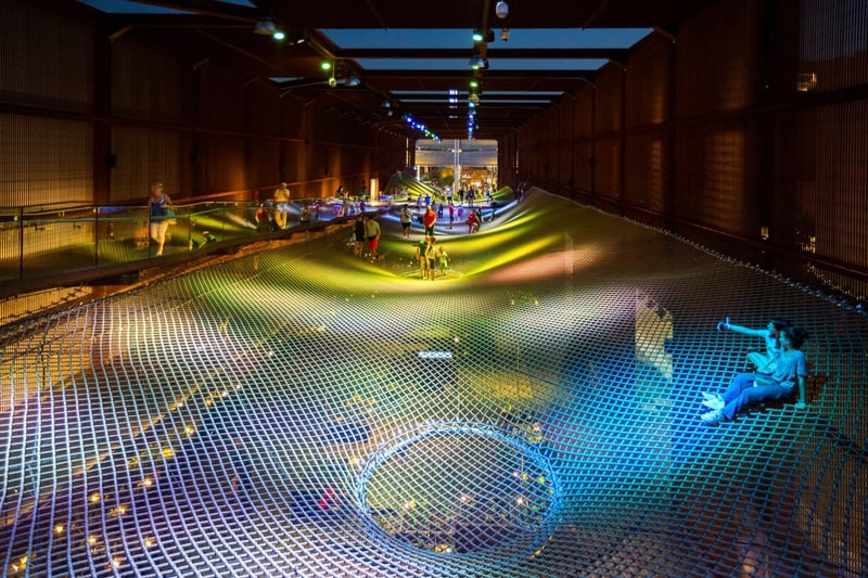 Interaktívna sieťová inštalácia v pavilóne na svetovej výstave Expo Miláno 2015.