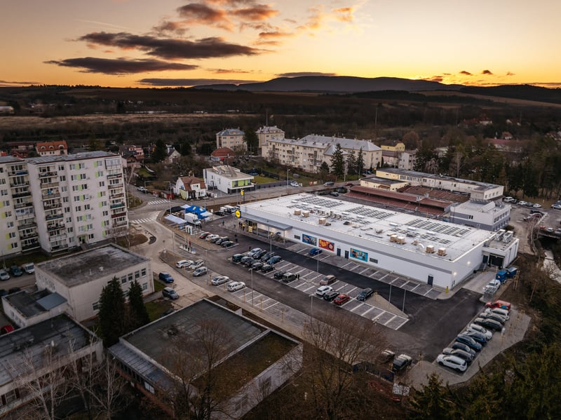 Lidl Stará Turá z drona