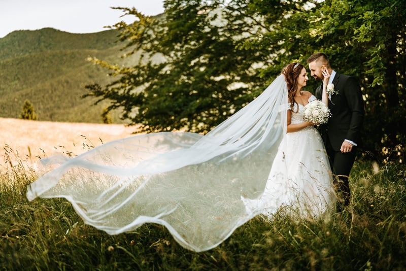 Portrétne svadobné foto